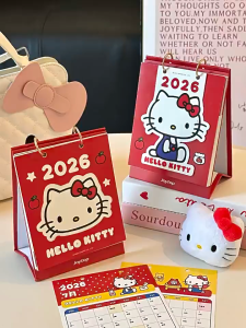 ปฏิทินจดบันทึก ปฏิทินตั้งโต๊ะ ขนาด 12×16 cm - มีวันที่ให้ดูได้เริ่มตั้งแต่ เดือนตุลาคม 2025 - ธันวาคม 2026 ของแจก ของขวัญ สไตล์มินิมอล พร้อมส่ง