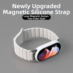Uhada | Double Color Magnetic Loop Smart Bracelet Strap for Mi Band 8/7/6