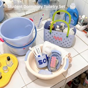 TAOXIAOHE | High School Dormitory Durable Wash Basin Set Aesthetic