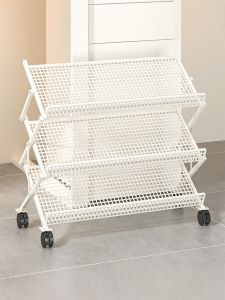 Foldable Rolling Layered Storage Rack