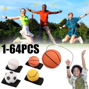 Elastic Hand Swing Ball Wrist Strap PU Elastic Ball Outdoor Exercise Fitness Hand Swing Ball Elastic Ball Childrens Rope Toy