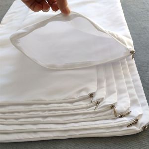 Túi Đựng Lõi Gối Dày Màu Trắng Nguyên Chất Cho Khách Sạn Và Nhà Trọ Túi Đựng Lõi Gối Dùng Cho Trẻ Em Có Thể Giặt Bằng Máy