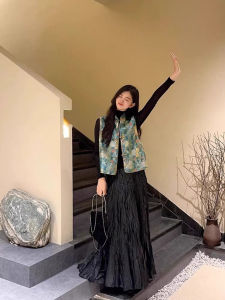 QINGMUZI | Luxurious National Style Three Piece Suit