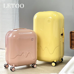 LETOO Womens 20 Inch Carry-On Luggage Thickened Durability Travel Suitcase Password Lock Hardshell Suitcase Fashion Trend