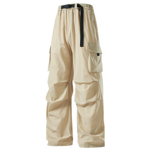 WASSUP CMKPO Womens Outdoor Hiking Work Pants Quick Dry Breathable Sun Protection High Waist Loose Fit Summer Casual Pants