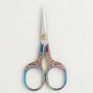 Vintage Plum Blossom Sewing Scissors Embroidery Cross Stitch Fabric Cutting Tools Craft Supplies for DIY Projects