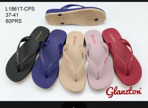 sandal jepit glaztone tebal 3 cm untuk wanita
