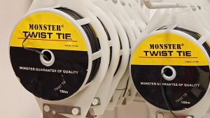 Magic Twist Tie Monster HT1008: Tali Ikat Kabel Kawat Cable Tis 100m