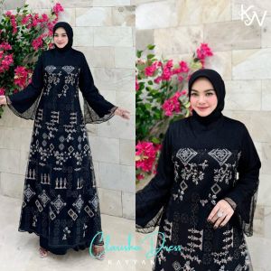 (8x) KAYANI CLARISA DRESS Baju Dress Abaya wanita Muslimah Clarisha Dress By Kayyani. Nazra Sha