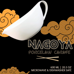 NAGOYA Porcelain Carafe | Karaf Keramik | Decanter | Sauce Dish