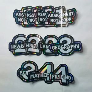 PERSONALIZED HOLOGRAM NAME STICKER