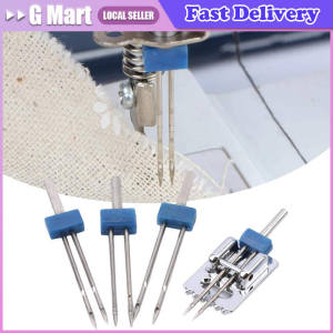3Pcs/Lot 2/3/4mm Twin Needles Set Double Needle Household Sewing Machine Needle for Brother Singer Sewing Machine Accessories Double Head Sewing Machine Needle Household Sewing Machine Double Needle Sewing Machine