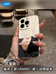 เคสโทรศัพท์มือถือแบบครอบเต็มสำหรับ Apple 17 คู่รักสุดเก๋ 16pro 15 14promax 13 12 ซิลิโคนน่ารักสำหรับผู้หญิง