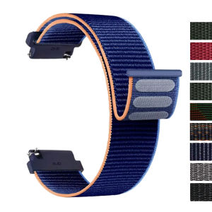 Nylon Loop Strap 20mm 22mm for Garmin Venu 4 3 Sq 2 Quick Adjustable Watch Band for Forerunner 570 265 255 165 Vivoactive 6 Belt