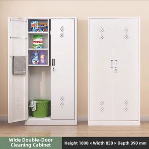 QUEZHOU | Broom Mop Storage Shelf