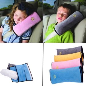 Universal Car Seat Belt Pillow Adjustable Plush Head Protector Baby Sleep Positioner Cushion Comfortable for Travel Support
