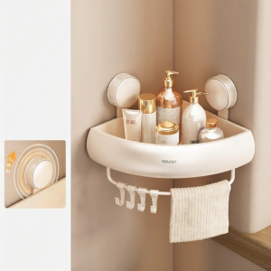 youqin | Suction Bathroom Organizer Wall Mounted No Drilling