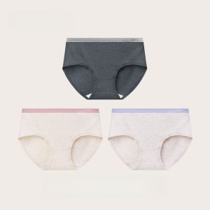 MONCAICHAN | Antibacterial Pure Cotton Underwear Womens Triangle Thin Size Large Seamless Comfortable Briefs Breathable Daily Wear Shorts
