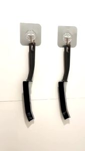 Set 2 Cây Bàn Chải Chuyên Dùng Vệ Sinh Góc Hẹp Khe Cửa Các Vị Trí Khó Tiếp Xúc Đầu Dẹp Sợi Nhựa Dài 205mm