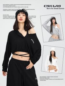 CBXLAB | Short Loose Hoodie Soft and Breathable Top