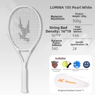 Li-Ning | Beginner Friendly Large Face Lightweight Bounce Training Tennis Racket
