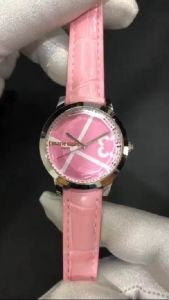 Marie Claire Women Leather Strap Watch Pink MCPFR1418-01A