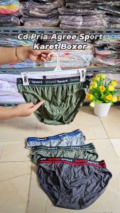 Celana Dalam Pria Agree 2311 | Cd Cowok Bahan Katun Karet Boxer