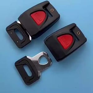 OUHOE | [J] 1PCS Car Seat Safety Belt Buckle Socket Shell For Bora Sagitta Magotan Octavia   Housing