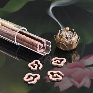 ชุดธูปหอมไม้จันทน์และกฤษณาทำมือ 42 ชิ้น กลิ่นหอมติดทนนานจากพืชพรรณ กลิ่นไม้จันทน์และกฤษณา