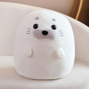 30/40CM Cute Cartoon Anime Seal Doll Kawaii Sea Lion Plush Doll Childrens Holiday Gifts Home Decoration Handmade Dolls