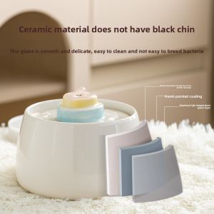 MONLEYTA | Pet Water Feeder Automatic Cat Feeder Dog Water Dispenser Cat Food Dispenser Pet Supplies Bowl All-inclusive Cat Bowl