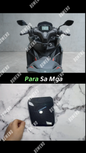 Yamaha Aerox V3 Side Pocket Cover (Carbon Finish) – Charger Pocket Cover | Plug & Play Yamaha Aerox V3