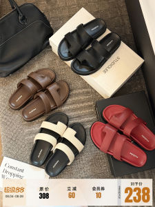 Minimal Style Toe Loop Sandals Thick Soled