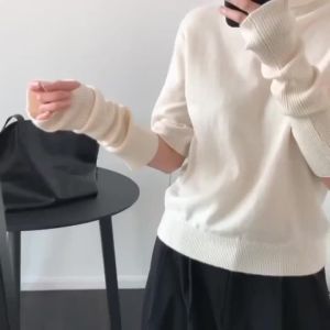 Y2K Nữ Dệt Kim Dài Ngón Găng Tay Thời Trang Punk Gothic Harajuku Mùa Đông Vòng Tay Giữ Ấm Cosplay Anime Găng Tay