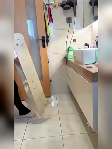 CANAAN เหมาะสำหรับเด็ก บันไดพาดผ้า ไม้ยางพารา Learning tower เก้าอี้บันไดเด็ก บันไดเด็ก ใช้พื้นที่เก็บน้อย