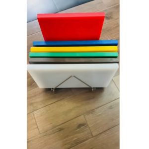 [ส่งไวจากไทย]1ชิ้นเขียงพลาสติกทำครัว สีเหลือง 12x18x1นิ้ว สำหรับห้องครัว ร้านอาหาร โรงงาน แบรนด์TwinFish รหัสCB-3Y