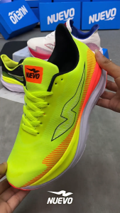 NUEVO Wilmax White Purple Orange Sepatu Running Pria Sepatu Sneakers Olahraga Lari Pria