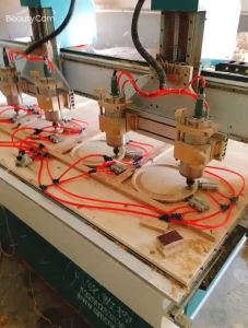 Bamboo Handle Four-Leaf Clover Dried Fruit Tray Fruit Plate Salad Dish Sushi Plate Tray Dinner Plate Ho Supplies Tea Tray