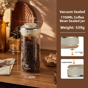 CAROTE | Food Grade Glass Vacuum Sealable Container