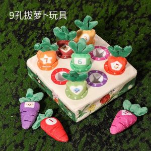 Baby Pulling Carrots Educational Toy for Children over 6 Months Early Education Intelligence Development Toy for Toddlers