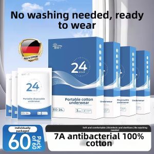 WEVOLA | Disposable Cotton Underwear For Men Sterile Individually Wrapped Loose Fit