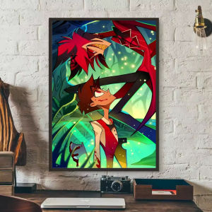 KAYOU | Oil Painting By Numbers on Canvas Anime H-Hazbin H-Hotel Alastor Home Decor for Living Room Bedroom Handmade Gift No Frame