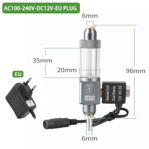 ZRDR | Aquarium CO2 Electromagnetic Valve Bubble Gauge Quick Insertion Fish Tank CO2 Pressure Reducing Valve Generator Accessories
