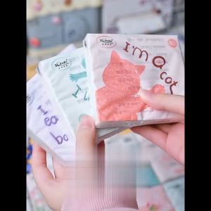 FH-C924 Tissue Karakter Lucu Isi 120 Lembar Sekali Pakai / Tisu Kering Bermotif 120 Sheets 3 Ply