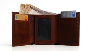 Trifold with ID window Wallet