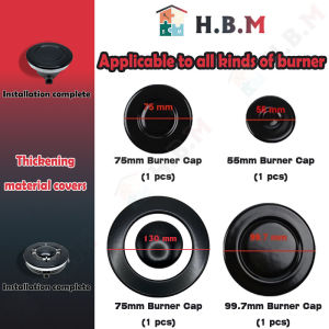 【High quality】 Universal burner hat set Cookware Oven range Gas burner Crown Flame cap for kitchen gas burner gas range handle
