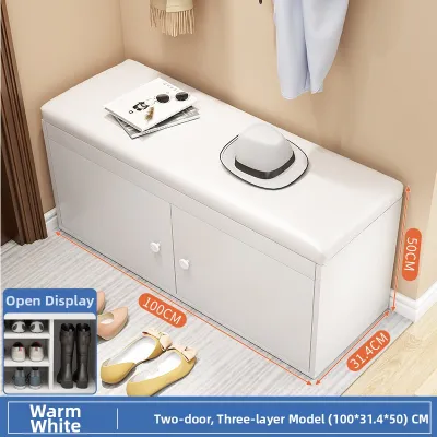 Entrance Shoe Cabinet Bench Storage Shoe Rack