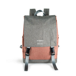 กระเป๋าเป้สะพายหลังผ้าใบกันน้ำสไตล์ย้อนยุค ปกปิดแบบพับได้ สำหรับนักเรียนวิทยาลัย กระเป๋าสะพายไหล่แบบลำลองสำหรับผู้ชายและผู้หญิง