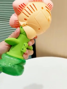 Childrens Seven-Color Sunflower Bubble Machine Toy Handheld Swinging Light Automatic Bubble Blower