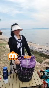 ตะกร้า พลาสติก ขนาด 13 นิ้ว คละสี จัดเก็บเสื้อผ้า ดีไซน์สวย และใช้งาน อเนกประสงค์ #ร้านมาร์ยอง